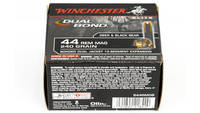 Winchester Ammo Dual Bond 44 Rem Mag 240 JHP 20 Ro