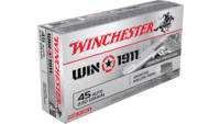 Winchester Win1911 45 ACP 230 Grain JHP 50 Rounds