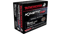 Winchester Ammo Kinetic HE 9mm 115 Grain JHP [HE9J