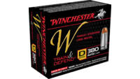 Winchester W Train & Defend 380 ACP FMJ 50 Rou