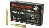 Winchester Ammo Match 6.5 Creedmoor 140 Grain BTHP