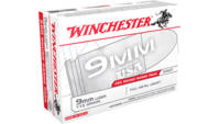 Winchester Ammunition USA 9MM 115 Grain Full Metal