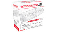 Winchester USA 45 ACP 230 Grain FMJ 200 Rounds [US