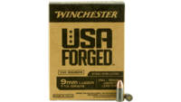 Win Ammo 9mm Luger 115 Grain FMJ Brass Jacketed Le