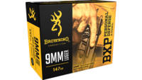 Browning Ammo BXP X-Point 9mm 147 Grain HP 20 Roun