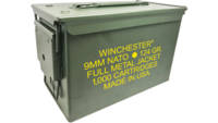 Winchester Ammo USA 9mm NATO 124 Grain FMJ 1000 Ro