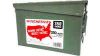 Winchester Ammo USA 380 ACP 95 Grain FMJ 350 Round