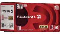Federal Ammo Champion Training 9mm 115 Grain FMJ 1