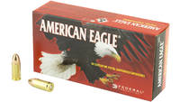 Federal Ammo American Eagle 9mm FMJ 115 Grain 50 R