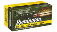 Rem Ammo .22 long rifle 50 Rounds yellow jacket 33