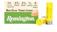 Remington Gun Club 20 Gauge 2 .75 in 7/8oz #9 25 R