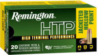Remington Ammo HTP 9mm 147 Grain JHP 20 Rounds [28