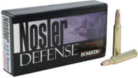 Nosler Ammo Defense 223 Remington Bonded Solid Bas