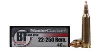 Nosler Ammo Trophy Grade 22-250 Remington 40 Grain