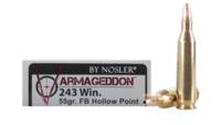 Nosler Ammo Varmageddon 243 Win Flat Base HP 55 Gr