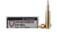 Nosler Ammo Varmageddon 243 Win 55 Grain FB Tipped