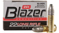 CCI Rimfire Ammo Blazer .22 Long Rifle (LR) LRN 40