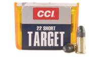 CCI Rimfire Ammo Competition .22 Short LRN 29 Grai