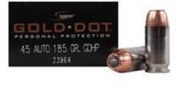 Speer Ammo Gold Dot 45 ACP 185Gold Dot HP [23964]