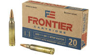 Frontier Ammo .223 rem. 68 Grain bthp match 20 Rou