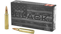 Hornady Ammo Black 223 Remington 75 Grain BTHP Mat