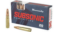 Hornady Ammo subsonic .300 blackout 190 Grain sub-