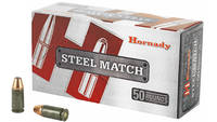 Hornady Ammo Steel Match 9mm 125 Grain 50 Rounds [