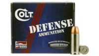 Colt Ammo Defense 38 Super 124 Grain JHP 20 Rounds