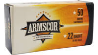 Armscor Ammo Rimfire 22 Short 29 Grain SP 50 Round