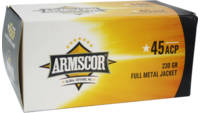 Armscor Ammo 45 ACP 230 Grain FMJ 100 Rounds [5044
