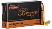 PMC Ammo Bronze 223 Remington 55 Grain PSP 20 Roun
