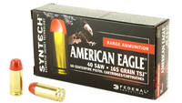 Federal Ammo American Eagle 40 S&W 165 Grain Total