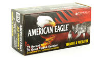 Federal Ammo American Eagle 22 Hornet 35 Grain Var