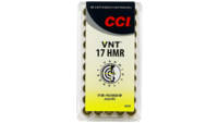 CCI Ammo Varmint VNT 17 HMR 17 Grain Varmint Tippe