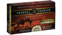 Federal Ammo Gold Medal 6.5 Creedmoor 107 Grain Si