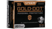 Speer Ammo Gold Dot Personal Protection 357 Sig 12