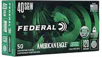 Federal Ammo American Eagle 40 S&W 120 Grain 5