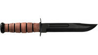 Ka-bar fighting/utility knife 7" w/leather sh