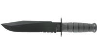 Ka-bar fighter knife 8" serrated w/sheath [12