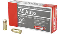 Aguila Ammunition Pistol 45 ACP 230 Grain Full Met