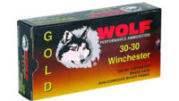 Wolf Ammo Gold 30-30 Winchester JSP 150 Grain 20 R