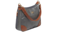 Bulldog concealed carry purse hobo style gray w/ta