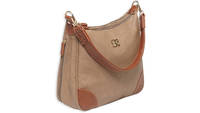 Bulldog concealed carry purse hobo style taupe w/t