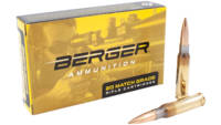 Berger Ammo Target 308 Win 155 .5 Grain Fullbore T