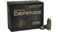 Liberty Ammo Civil Defense 40 S&W 60 Grain LF Frag