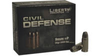 Liberty Ammo civil defense 9mm luger 50 Grain hp 2