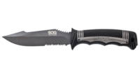 Sog knife seal strike 4.9" fxd black serrated