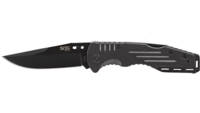 Sog knife salute hardcased black 3.6" blade [