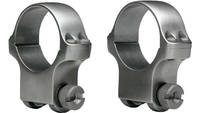 Ruger Ring Set High 1in Dia Stainless [90408]