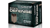 Liberty Ammo civil defense .38 pl 50 Grain hp 20 R